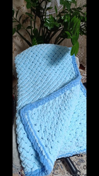 Детский плед ручной работы