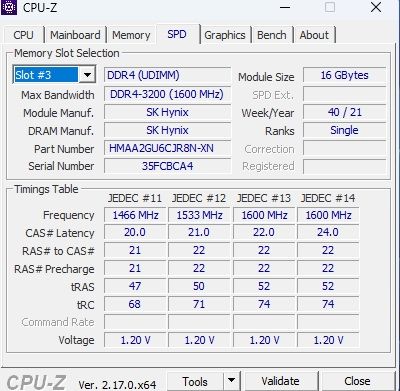 16 GB ram HyperX ddr4