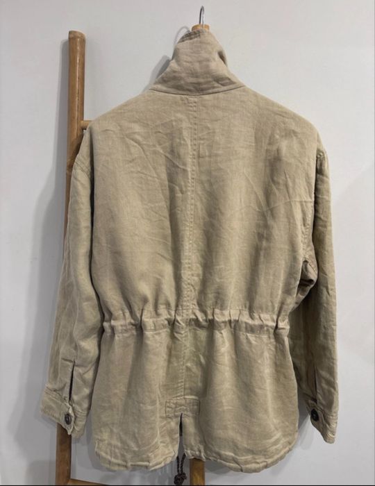 Massimo Dutti 100% ленен тренч