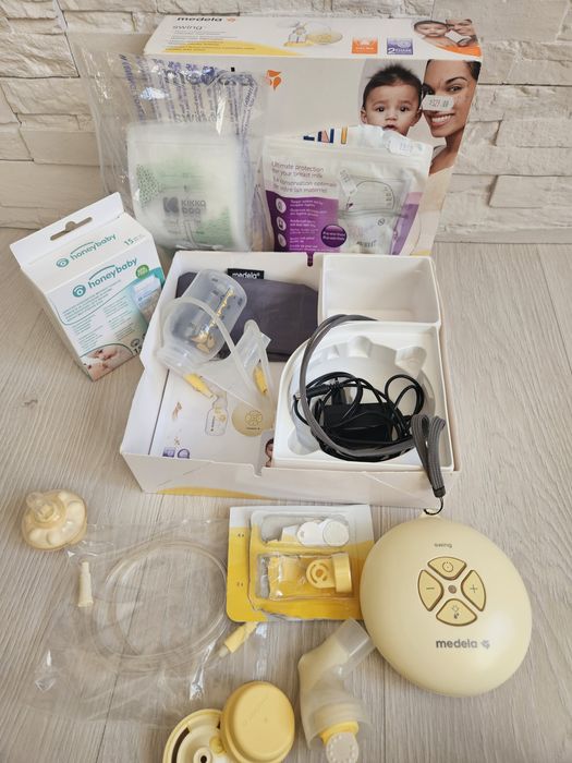 Единична двуфазна електрическа помпа за кърма Medela Swing +т