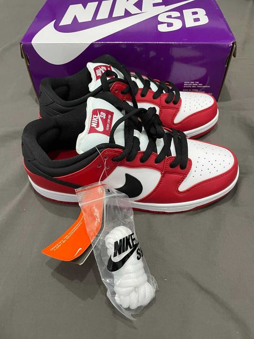 Nike Dunk SB Chicago Red Barbati 42,43 Noi Nepurtati Ieftini