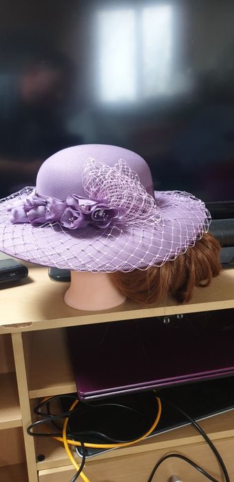 Pălărie mov super elegant