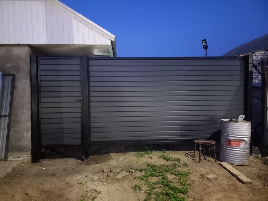 Ворота откатные +автоматика