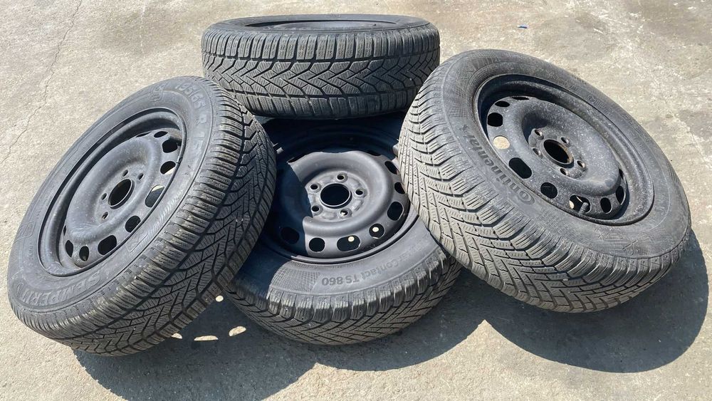 Jante + anvelope Renault 5x114,3 - 195/65R15