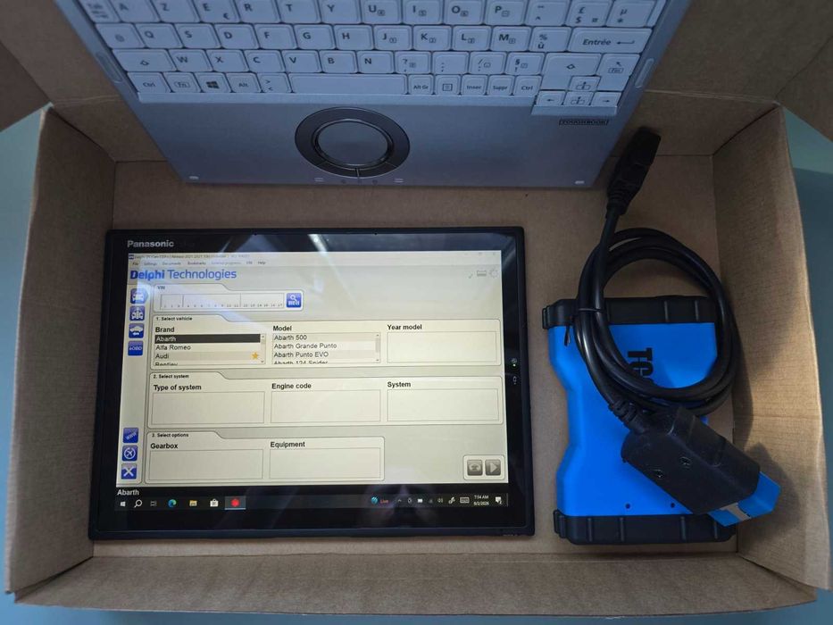 Диагностични лаптопи Panasonic Toughbook автодиагностика готови за употреба