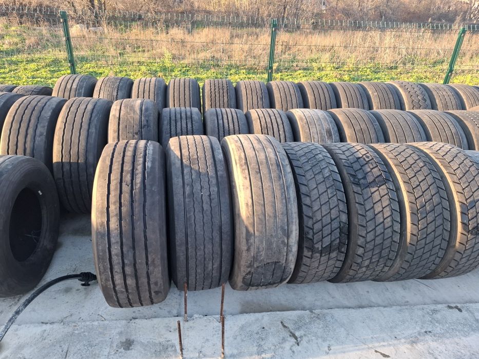 435 50 19.5 ,445 45 19.5 ,385 65 22.5, 385 55 22.5, 315 70 22.5 гуми