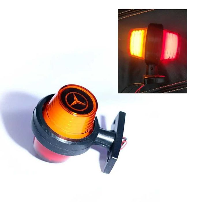 2 броя LED странично рогче MERCEDES рогче за камион ремарке MERCEDES