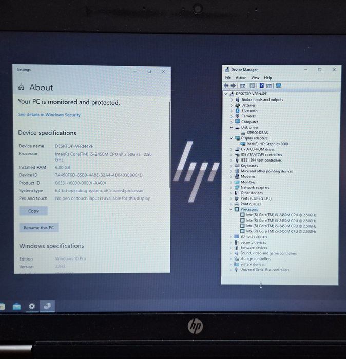 14' HP Probook 6460p Intel Core i5-2450M/6GB/500GB/HD 3000