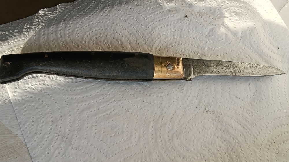 Briceag de Colecție Unicat Sardinian Conaz Pattada - Mâner Corn, Handmade Italia