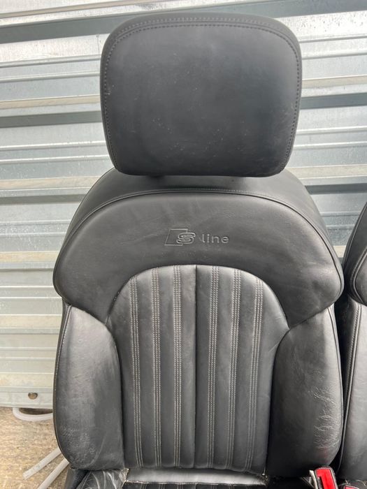 Салон за Ауди AUDI A7 Sline черен кожа електрически подгрев ном 856