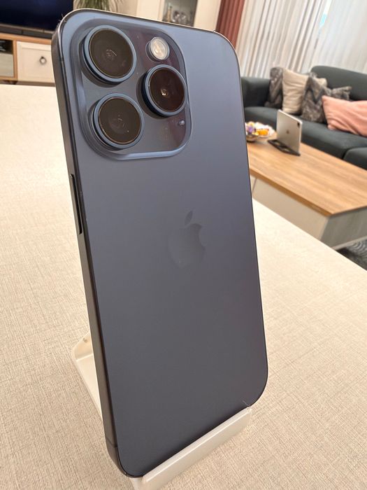 Apple iPhone 15 Pro – Blue Titanium (син) 128gb
