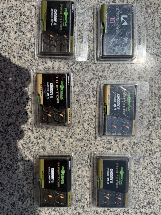 Carlig Korda Kaptor Barbless Weed/Gravel Nr.10/8/6 10buc/plic