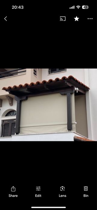 Ветроупорни завеси кристал вини PVC найлон барбекю сенници тенти перголи шатри навес ветробрани