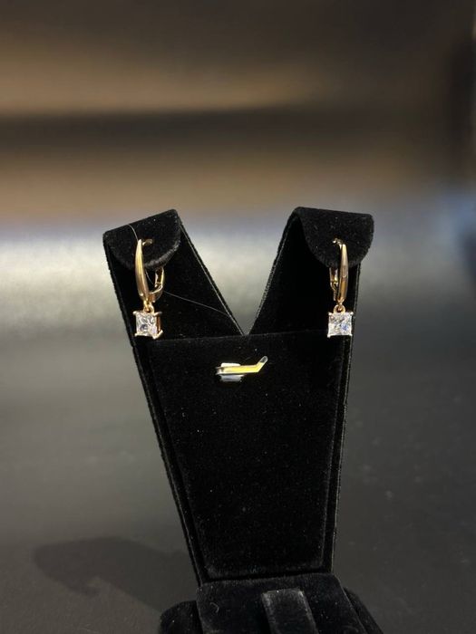 Золото 585  Серьги