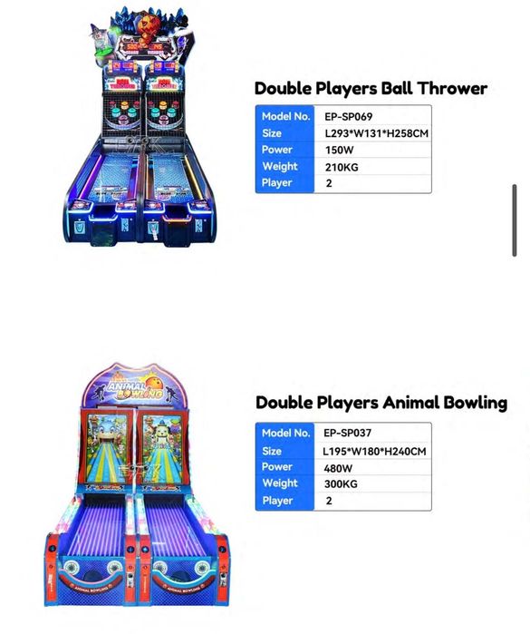 Aparat bowling / aparat bascketball / arcade / loc de joaca / arcade