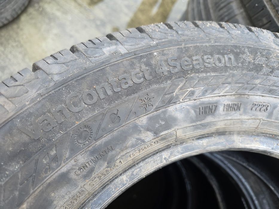 2бр Всесезонни гуми за Бус 225 65 16С - Continental- DOT 2023