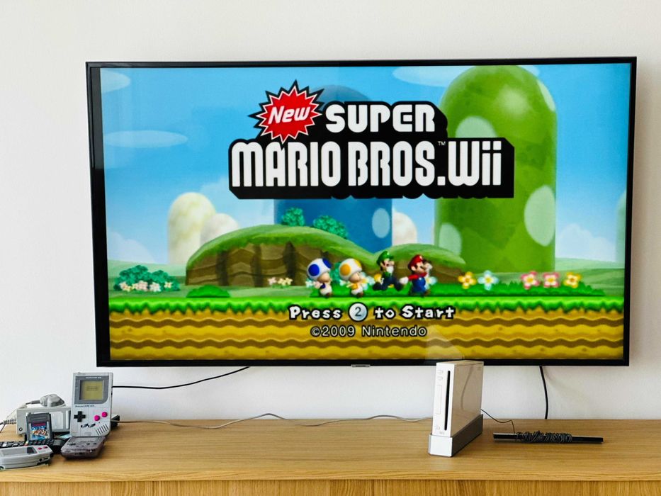 Пълен комплект Nintendo Wii с 3000+ инсталирани игри ПЕРФЕКТНО GameCube Pokemon Mario Zelda