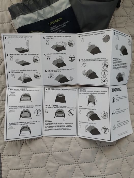 Трекинг палатка Salewa Litetreck III, чисто нова