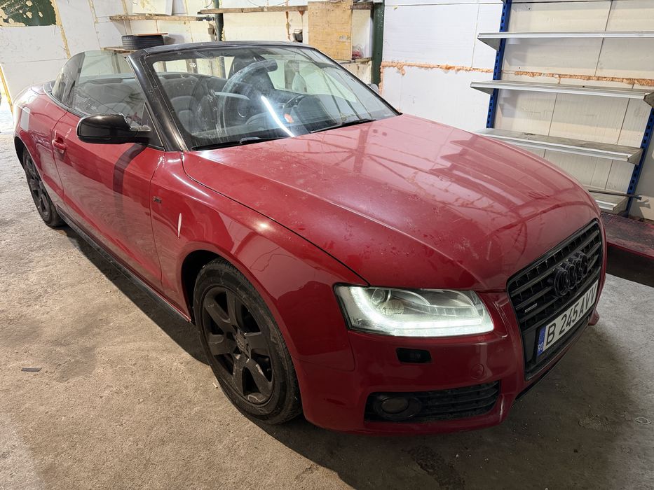 Audi A5 Cabrio S-line 2010 3.0TDI automata 225000km defect