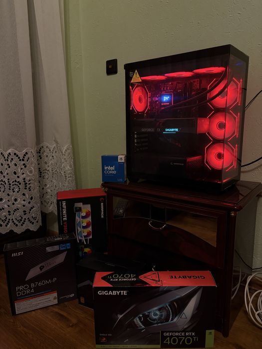 Pc gaming i5 14600k rtx 5070 nou , cu garantie! (nu ryzen gtx rx i7)