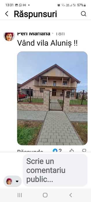 Vând vila in ALUNIȘ!!