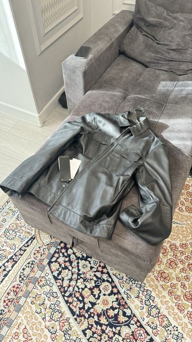 Куртка Кожжа Massimo Dutti