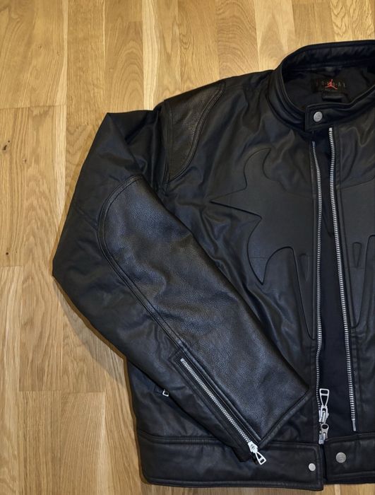 Jordan x Travis Scott Cactus Jack Leather Jacket - Оригинал