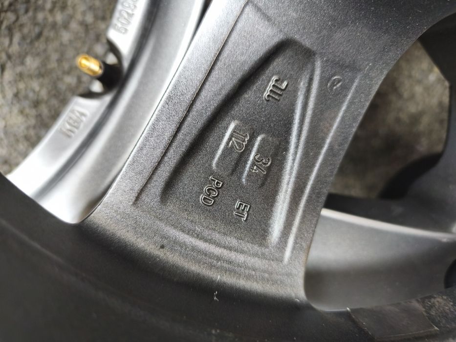 Фолксваген/VW - 17 цола 5x112; 4 бр. лети джанти  цвят графит