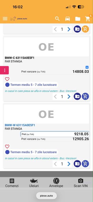 Far bmw X3 g01 x4 g02 LCI Led stanga (NOU) 2021 2024
