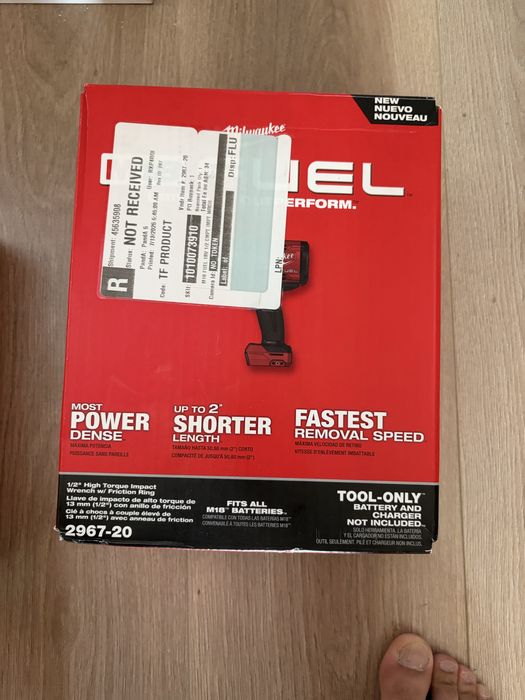 Оригинальный Milwaukee M18 ударный гайковерт