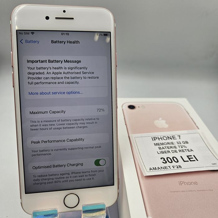 Amanet F28: Telefon Iphone 7 Roz(N)