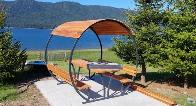 Дървени беседки - 3 модела