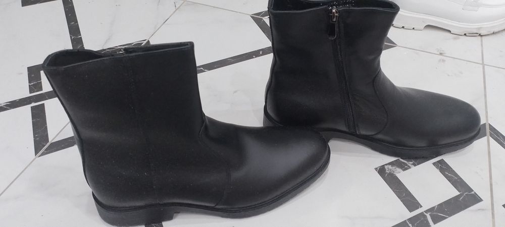 Мужские сапоги кожанные