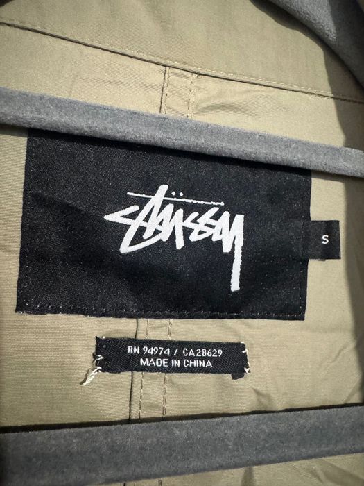 Stussy Nylon Trench Coat.