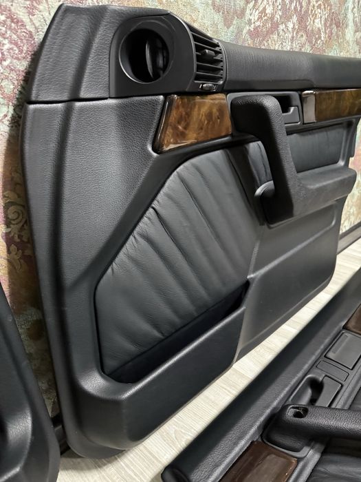 Обшивки жатая кожа на бмв е34