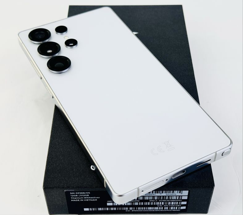 Samsung S25 Ultra 5G 256GB 12RAM Whitesilver 100% Батерия! Гаранция!