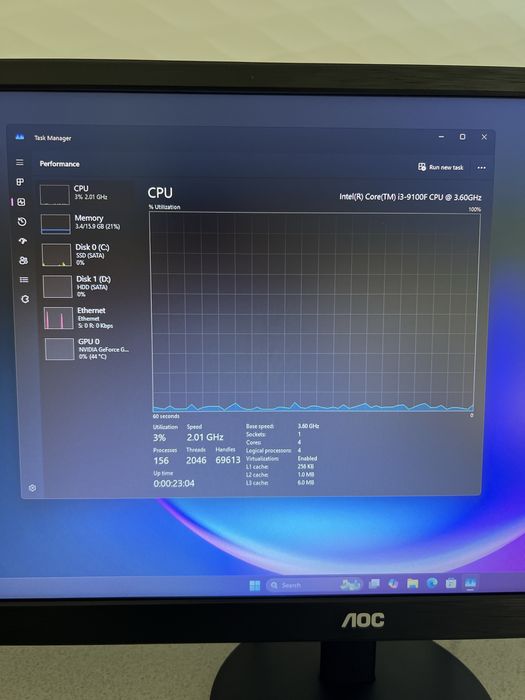 PC Gaming Complet: i3-9100F + GTX 1660 Super Evo+ Monitor & Periferice
