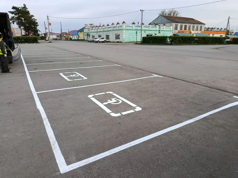 Разметка в Костанае и в области