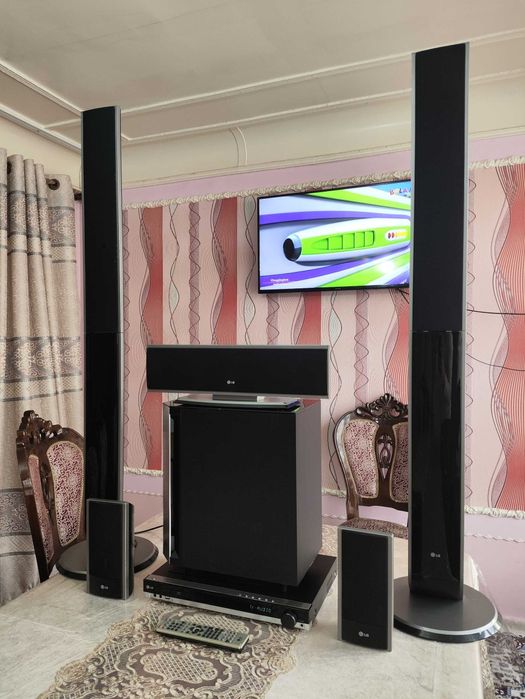 Orginal LG 5.1 sistema sotiladi aybi yo‘q bass va ovoz toza kuchli