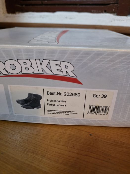 Ghete moto PROBIKER marime 39, negre, stare foarte buna