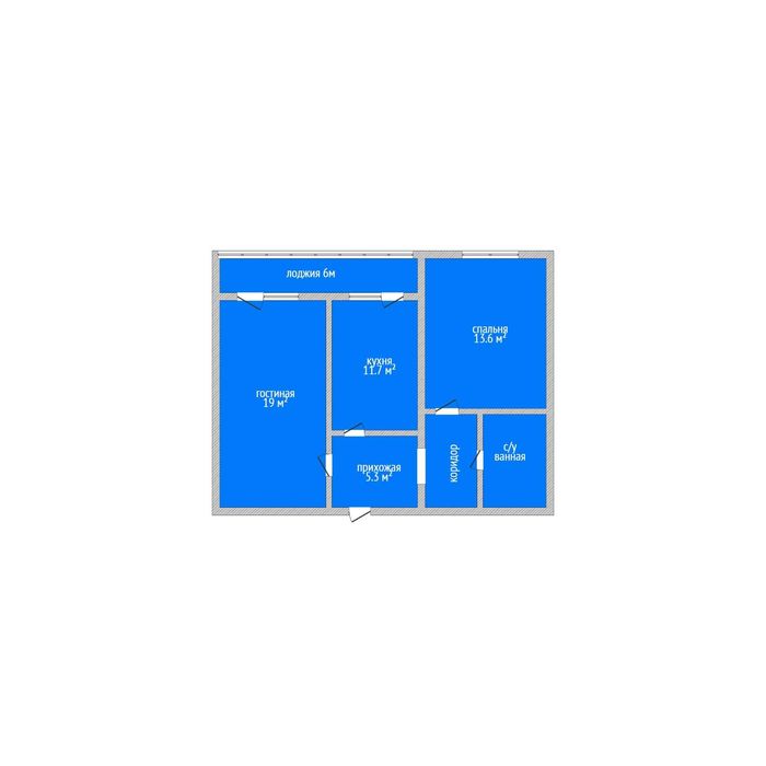 Продажа 2-комнатной квартиры