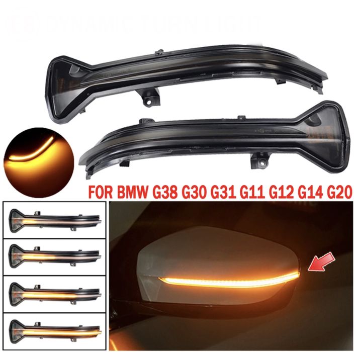Semnalizari Dinamice Led Fumuri Oglinzi Bmw Seria 3 5 7 G11 G20 G30