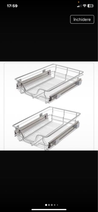 Set cos telescopic sertar