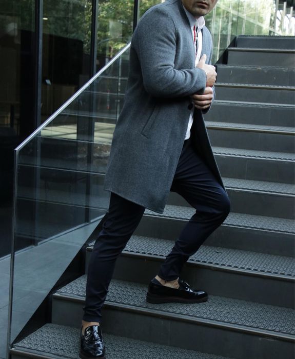 Пальто без воротников для мужчин