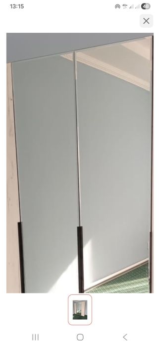 Двери зеркальные