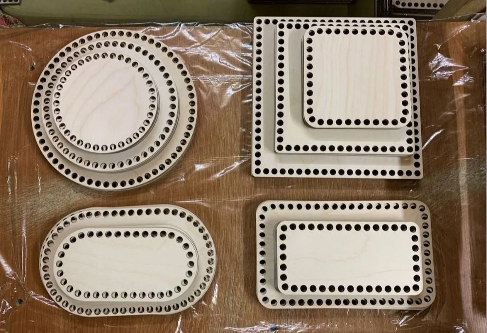 Донышки для вязания корзин, сумок, люлек