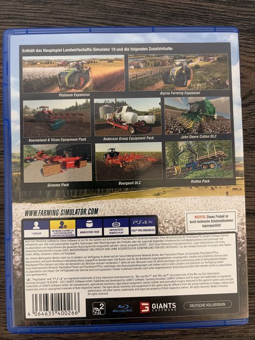Диск Farming simulator 19 Ambassador edition