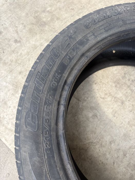 Летние шины. Размер 215/55 17