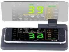 Бортовой компьютер-проектор спидометра, датчик воды - 177+ моделей HUD