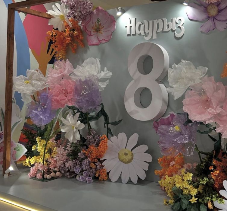 Баннер фотозона 8 марта